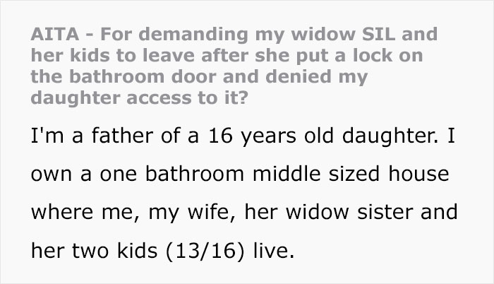 stepdaughter in-law was found in the bathroom