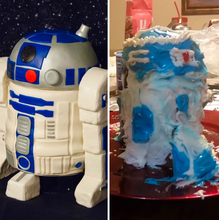 I Made An R2D2 Cake