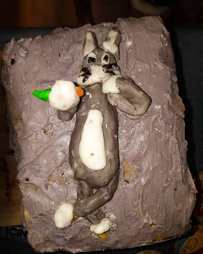 What Do You Do When It's Early Covid, Everything Is Closed And A 6 Year Old Boy Wants A Bugs Bunny Cake