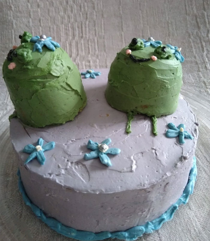 My Very Imperfect Frog Cake