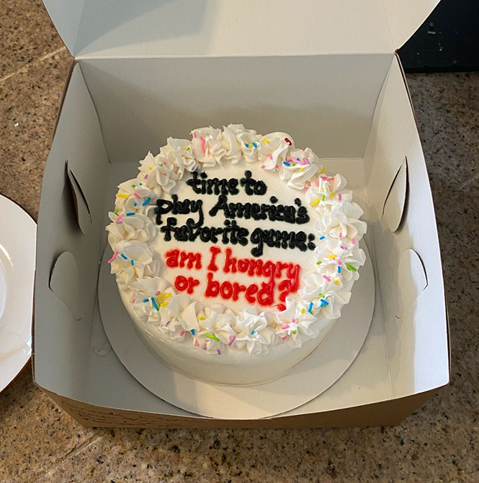 My Cousin Wanted Cake And Ordered One. Told The Bakers To Write Whatever They Wanted Because It Was For Just For Her Anyways