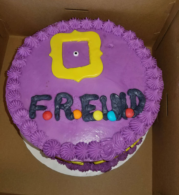 We Requested A Friends Themed Cake