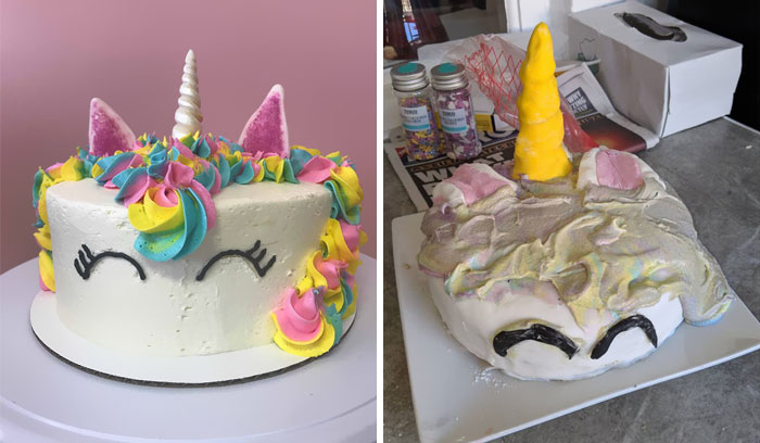 Tried To Make A Birthday Cake