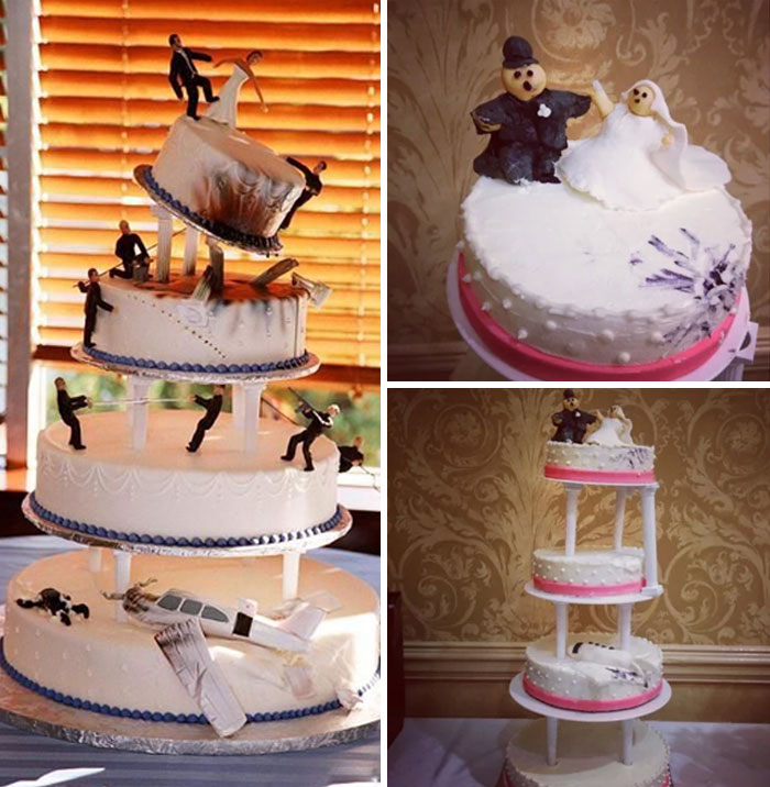 Grooms Cake Disaster, What We Wanted Vs. What We Got