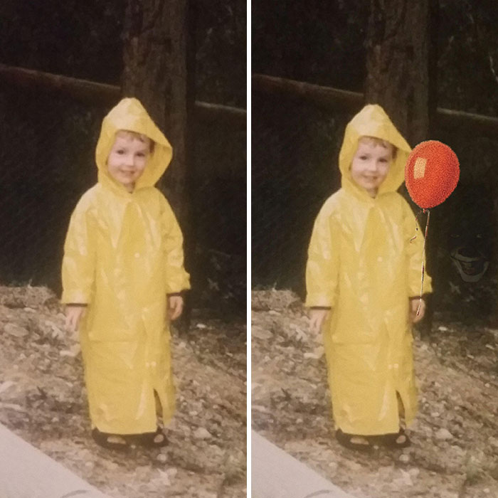 Decided To Spice Up My Brother's Baby Photos