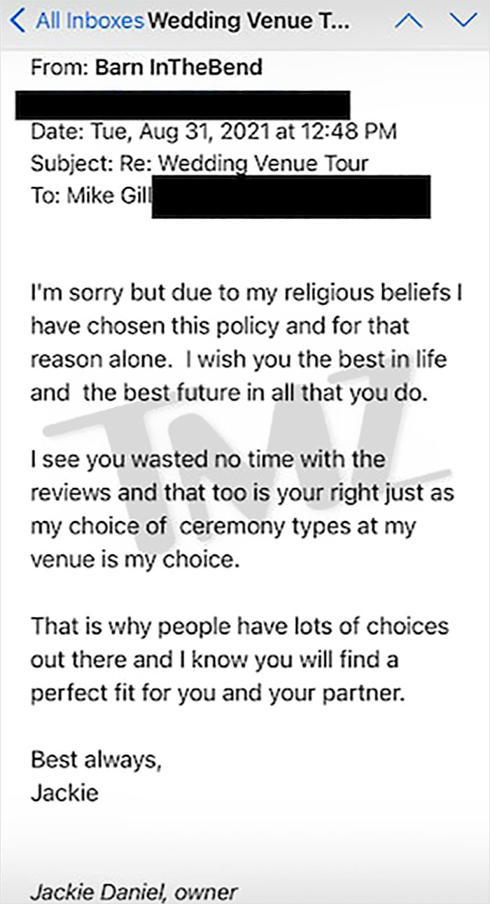 Couple Exposes Wedding Venue That Rejected Them Because They Are Gay And It Backfires