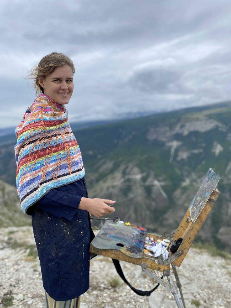 The Artist-Traveler Conquers The Mountain Peaks! (20 Amazing Pics!)