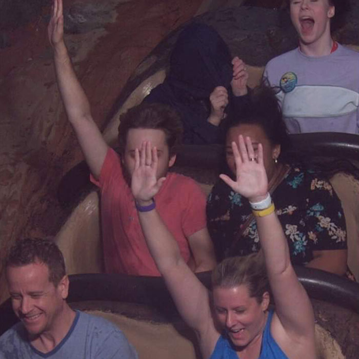 My Cousin And His Boyfriend's Splash Mountain Experience Really Shows On Their Faces