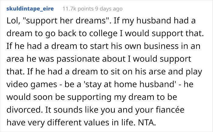 Woman Tells Her Fianc&eacute; She Wants To Be A Stay-At-Home Wife, And They Get Into A Heated Argument