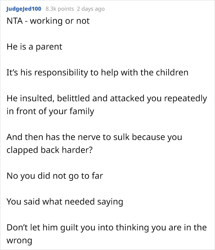Husbands Nags His Wife And Mom Of 3 For Not Taking Care Of Her Looks Until She Blows Up During Family Dinner And Puts Him In His Place Husbands Nags His Wife And Mom Of 3 For Not Taking Care Of Her Looks Until She Blows Up During Family Dinner And Puts Him In His Place