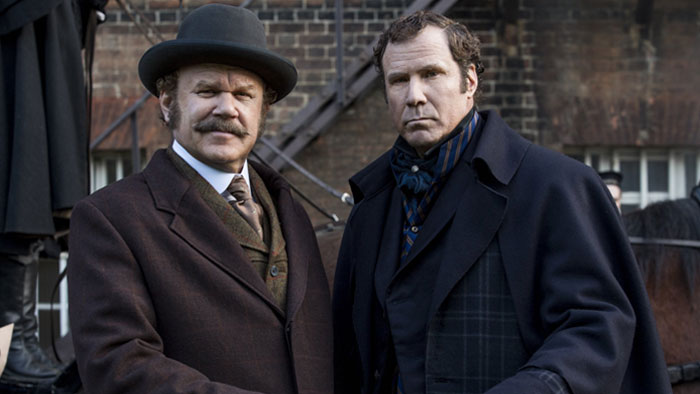Watson and Holmes standing next to each other 