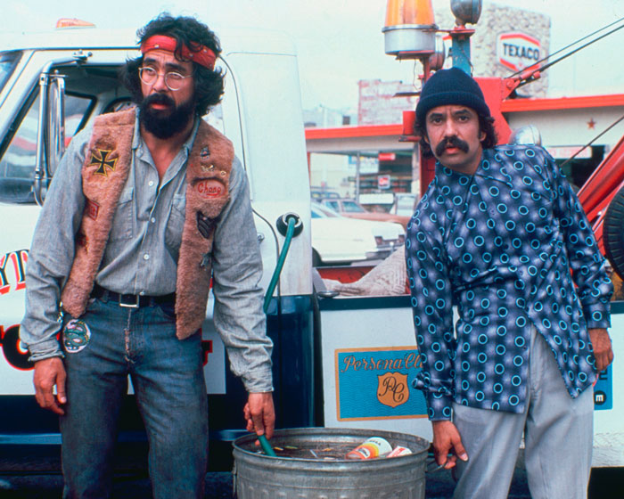 Cheech and Chong standing next to each other