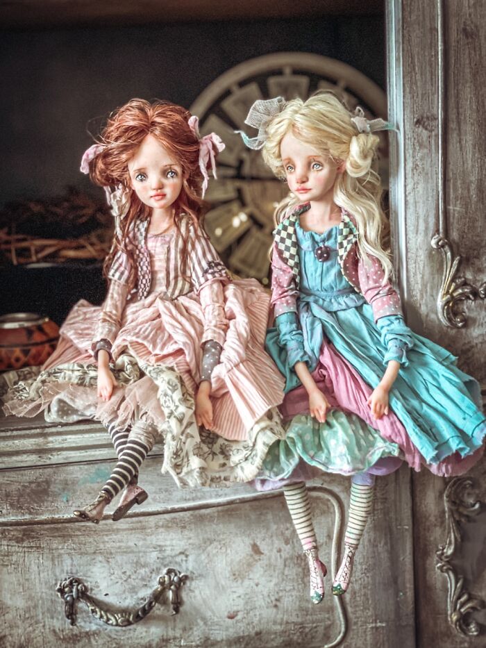 16 Years Helena Oplakanska Create Art Dolls