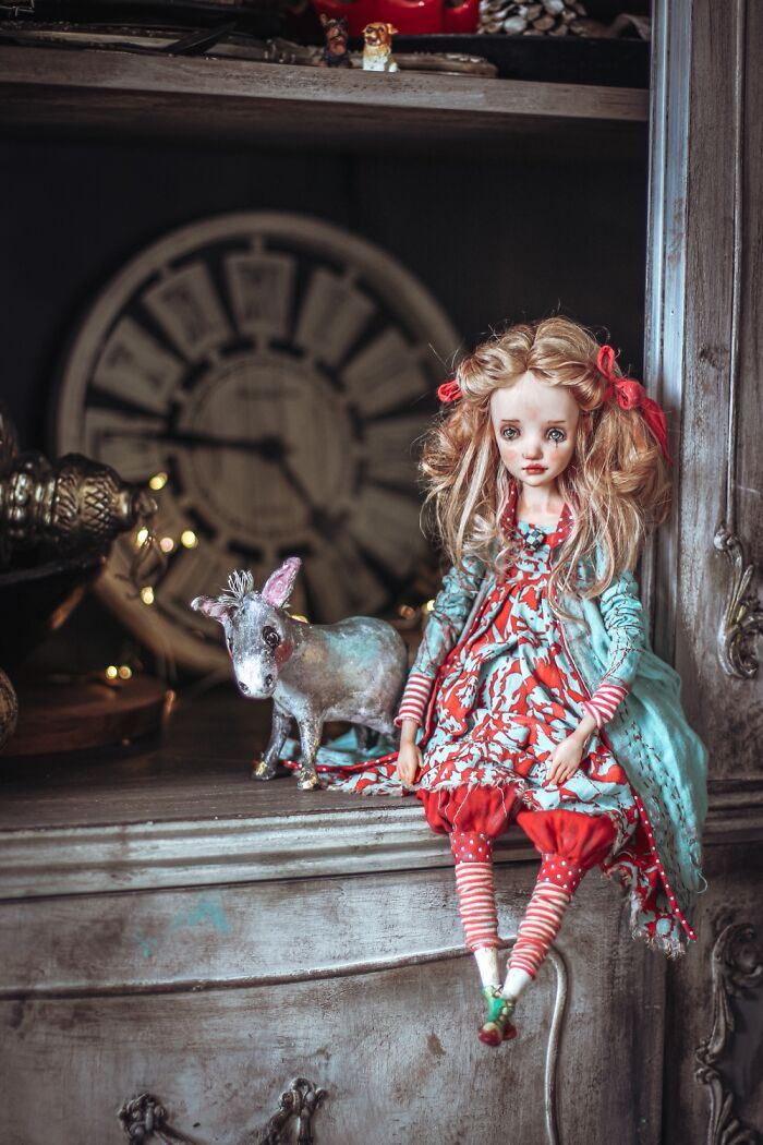16 Years Helena Oplakanska Create Art Dolls