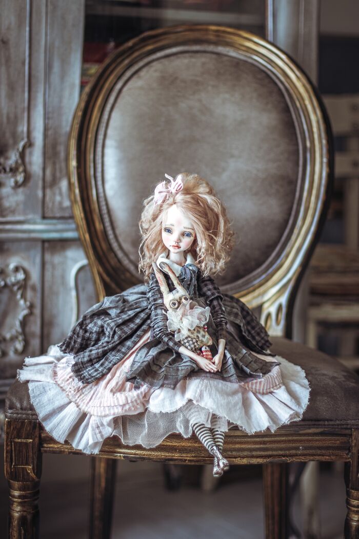 16 Years Helena Oplakanska Create Art Dolls