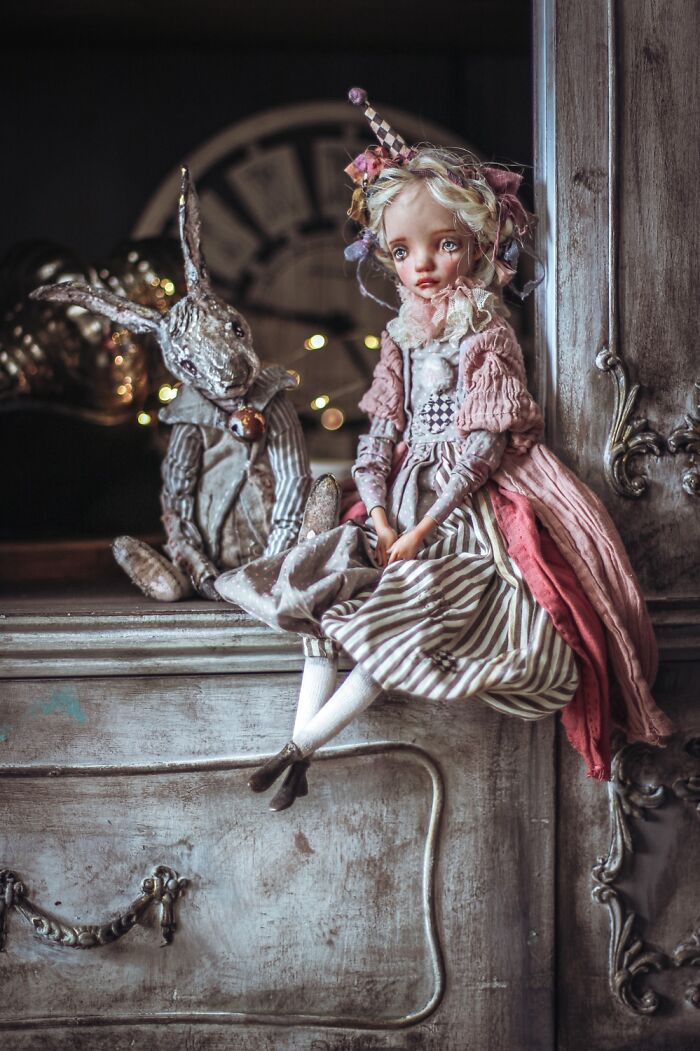 16 Years Helena Oplakanska Create Art Dolls