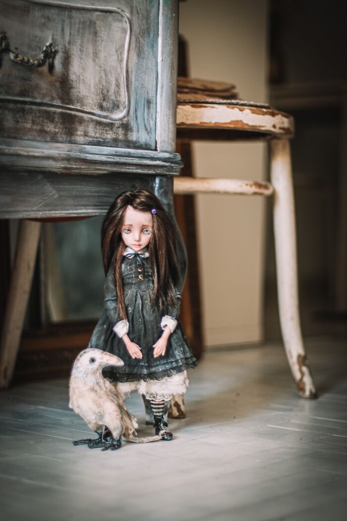 16 Years Helena Oplakanska Create Art Dolls