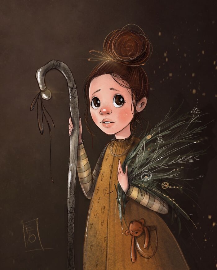 I Create Original And Digital Drawings Of Dolls