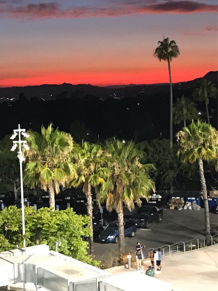 Sunset From The Top Of Dodger Stadium