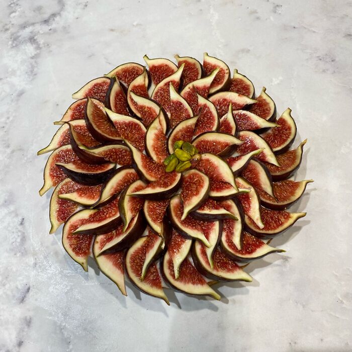 This Fig Tart My Son Made On Sunday.