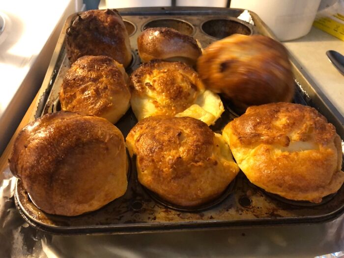 My Mom’s Yorkshire Pudding(Which Is A Neither A Pudding Nor From Yorkshire.
