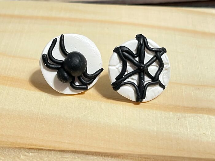 Polymer Clay Earrings - Fall / Halloween