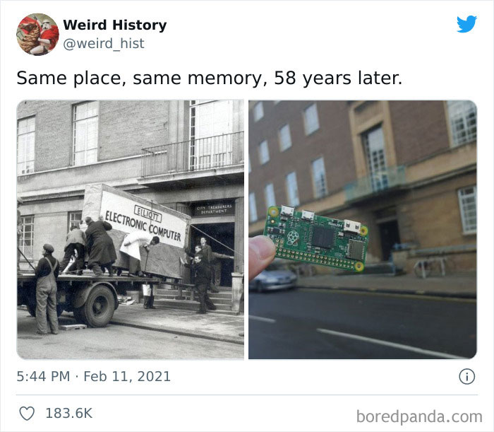 How Much Memory Could Be Stored Today In The Same Volume As The Image On The Left?