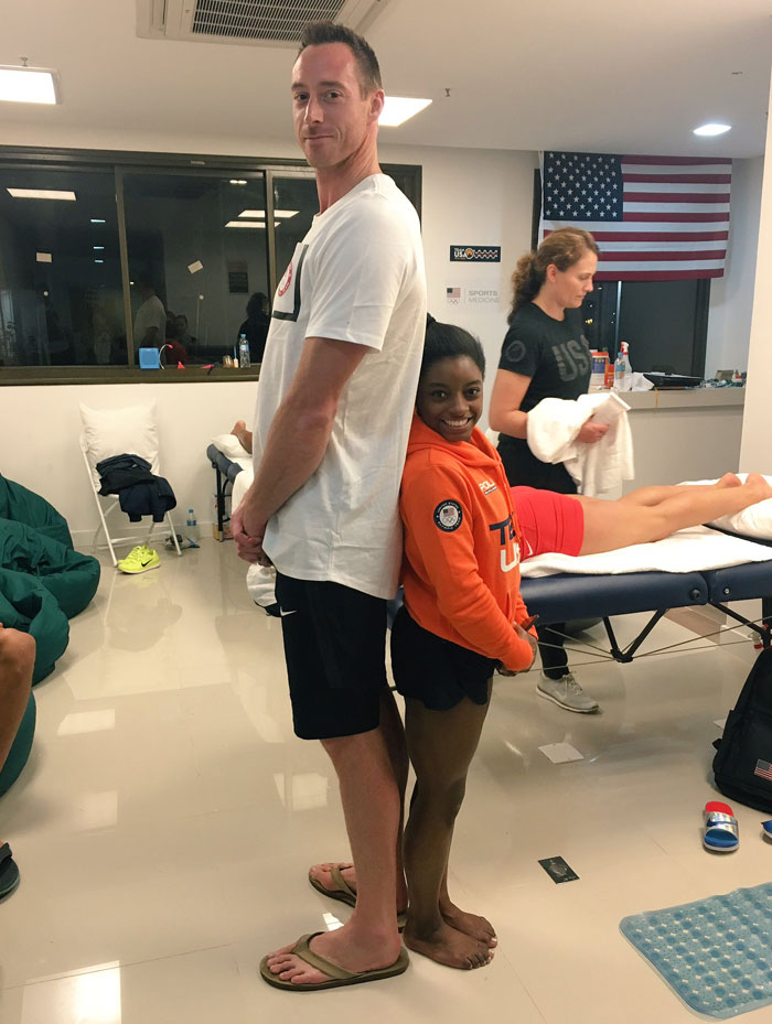Size Difference In Olympians Doesn't Matter, Depending On What Sport You Do? Volleyball Player vs. Gymnast