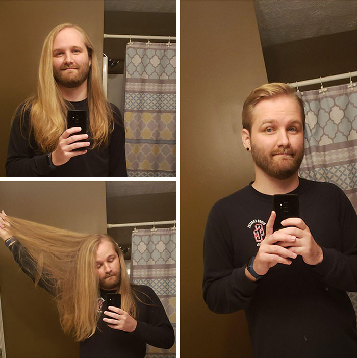 After Growing My Hair Out For Nearly 3 Years, I Finally Decided To Cut And Donate It This Month