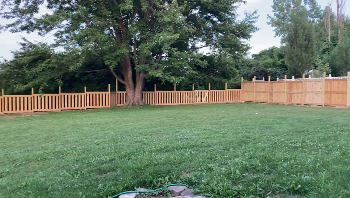 Fence I Made. 450 Feet Long. Took 3 Months To Build And Put Up