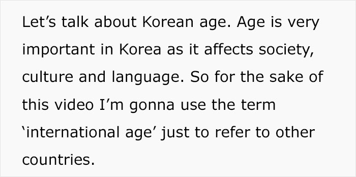 TikToker Explains How The Korean Age System Differs From The International One TikToker Explains How The Korean Age System Differs From The International One
