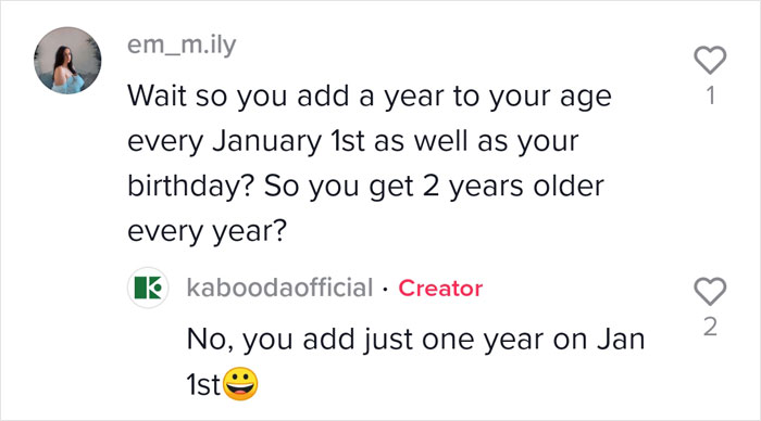 TikToker Explains How The Korean Age System Differs From The International One TikToker Explains How The Korean Age System Differs From The International One