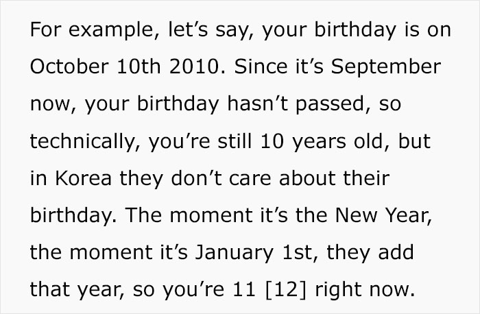 TikToker Explains How The Korean Age System Differs From The International One TikToker Explains How The Korean Age System Differs From The International One