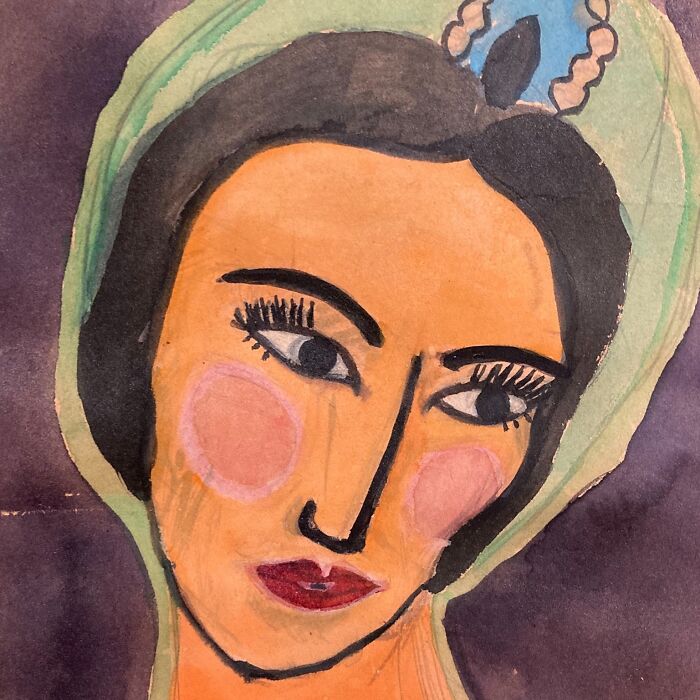 This Painting Of Maria Tallchief That I Painted In 5th Grade. I Just Think Its So Beautiful And I Wish I Could Still Paint Like This.