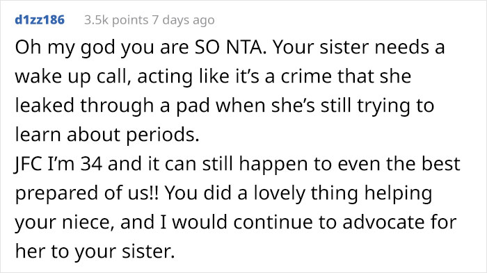 Mom Feels It's 'Inappropriate And Embarrassing' To Talk About Periods To Her Daughter, Asks Her Sister, Gets Livid When She Introduces Tampons To Her Mom Feels It's 'Inappropriate And Embarrassing' To Talk About Periods To Her Daughter, Asks Her Sister, Gets Livid When She Introduces Tampons To Her
