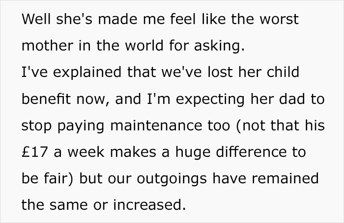 Mom Asks Her Working Teen Daughter To Start Paying For Household Expenses, Is Left Feeling Like 'The Worst Mom In The World' Mom Asks Her Working Teen Daughter To Start Paying For Household Expenses, Is Left Feeling Like 'The Worst Mom In The World'