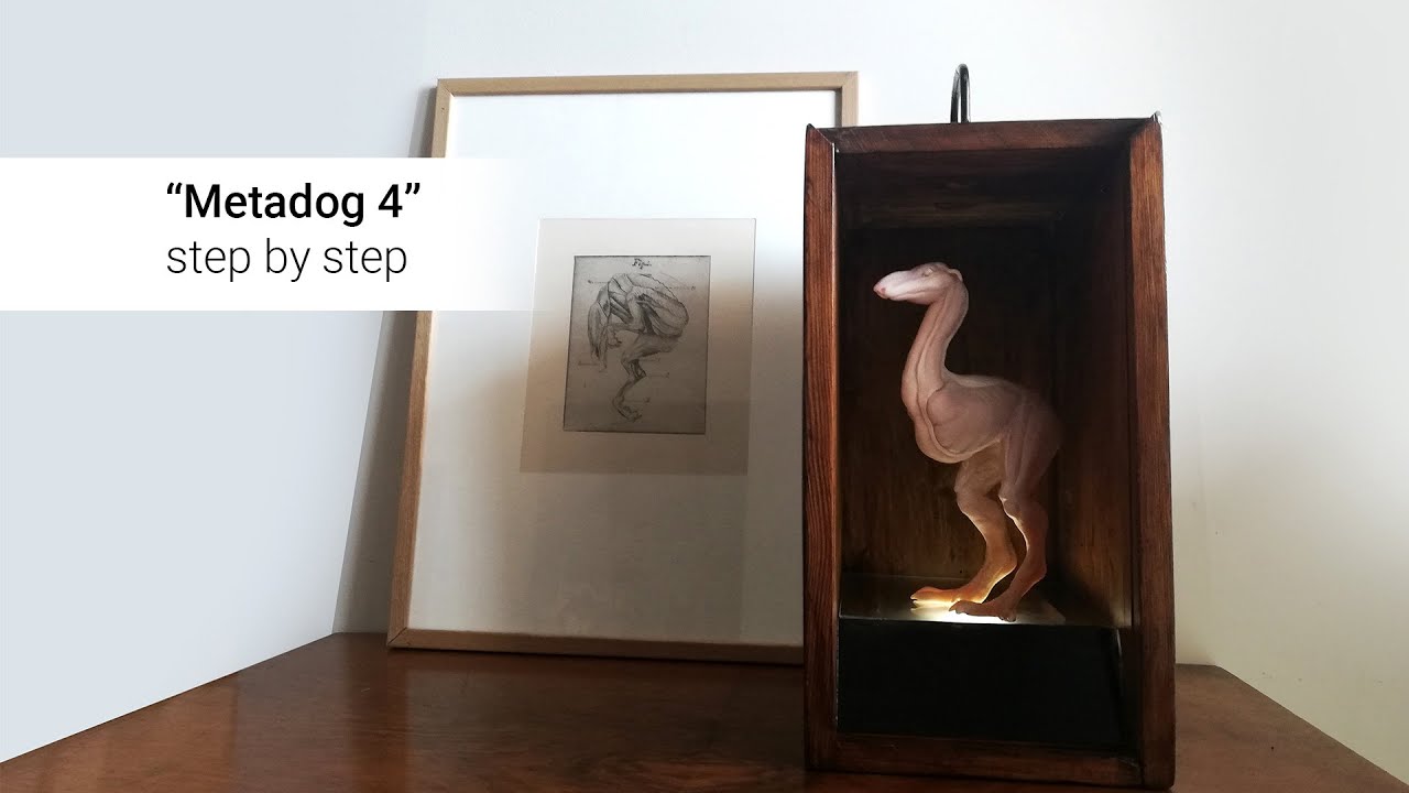 “Metadog” – Creating Sculpture ‘Step By Step’ Using Clay