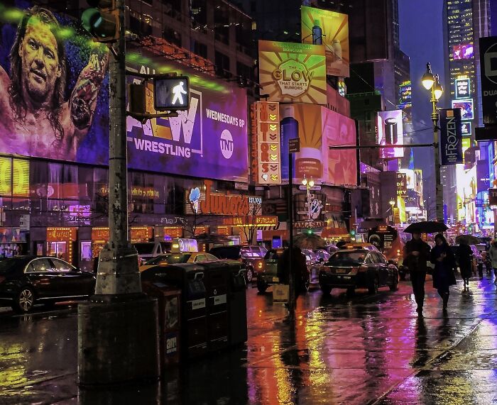 Gotham On A Rainy December Night.