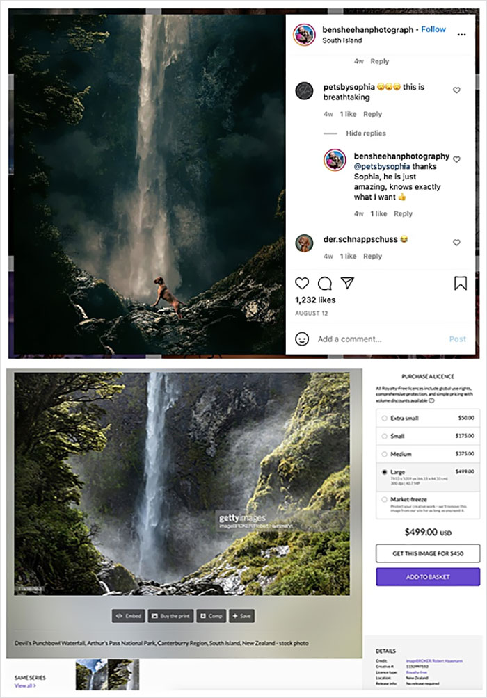 Photographer Caught Photoshopping His Photos From Stock Pictures, Denies Everything Until He's Totally Exposed Photographer Caught Photoshopping His Photos From Stock Pictures, Denies Everything Until He's Totally Exposed