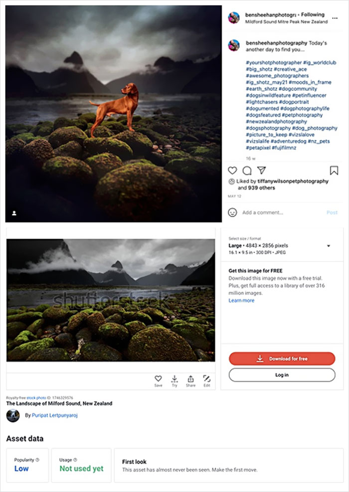 Photographer Caught Photoshopping His Photos From Stock Pictures, Denies Everything Until He's Totally Exposed Photographer Caught Photoshopping His Photos From Stock Pictures, Denies Everything Until He's Totally Exposed