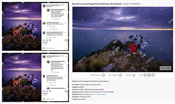 Photographer Caught Photoshopping His Photos From Stock Pictures, Denies Everything Until He's Totally Exposed Photographer Caught Photoshopping His Photos From Stock Pictures, Denies Everything Until He's Totally Exposed