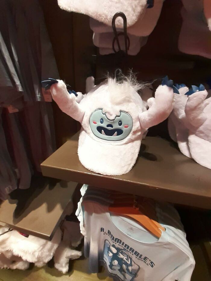 So I'm At Disney World And I Saw This Hat- A White, Furry Yeti Hat... On The Day We Practically Got Rained Out Of Animal Kingdom