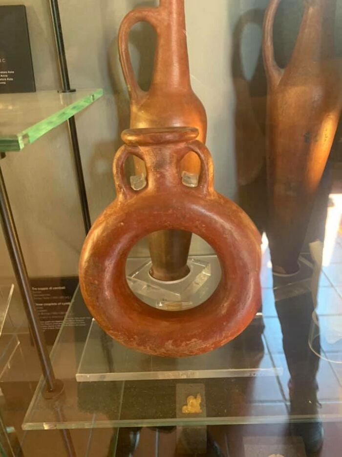 Saw This Pot In A Museum From 1500bc. Imagine All The Wine Gunk At The Sides And Bottom