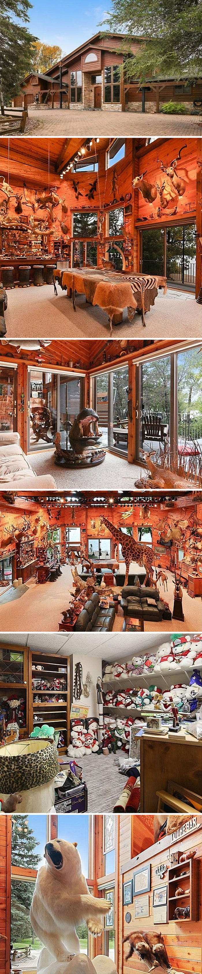 Warning: Lots Of Taxidermy. How Is This Even Possible. $1,299,000