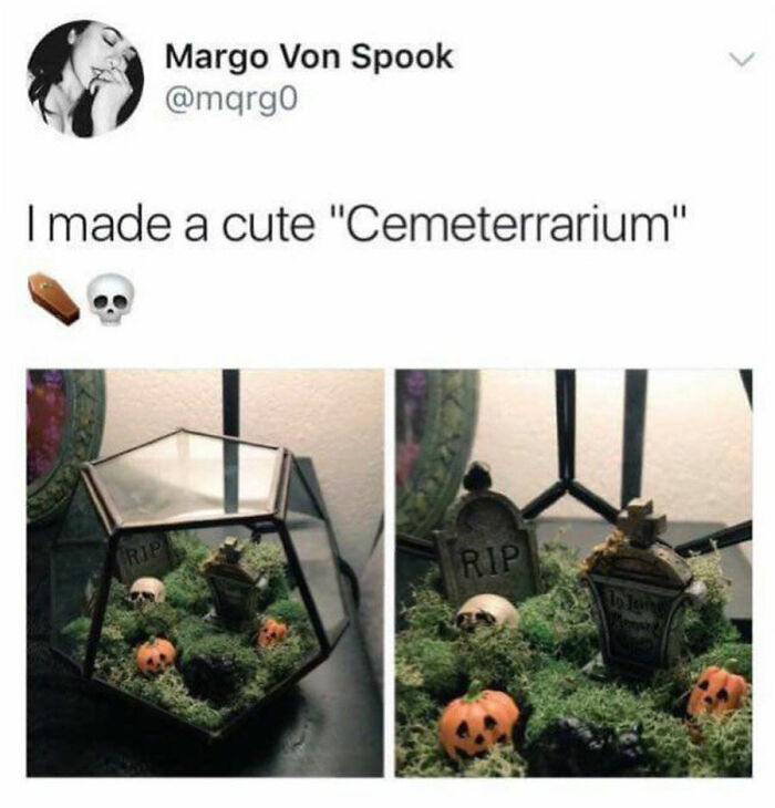 Spooky Terrarium Idea. Isn’t It Cute?!