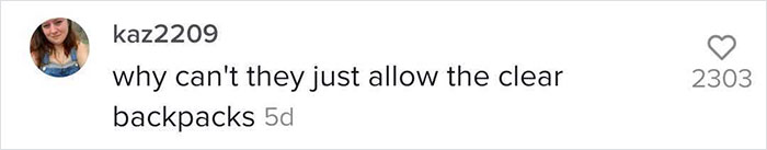 Students Can't Believe The Ridiculous US School Backpack Ban, Improvise With Random Household Items Students Can't Believe The Ridiculous US School Backpack Ban, Improvise With Random Household Items