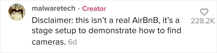 Man Shares How He Inspects Airbnbs For Hidden Cameras And Shares Places Where They Could Be Hidden Man Shares How He Inspects Airbnbs For Hidden Cameras And Shares Places Where They Could Be Hidden