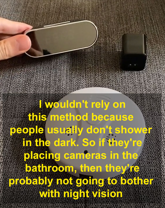 Man Shares How He Inspects Airbnbs For Hidden Cameras And Shares Places Where They Could Be Hidden Man Shares How He Inspects Airbnbs For Hidden Cameras And Shares Places Where They Could Be Hidden