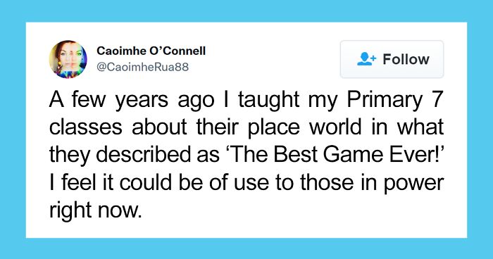 Former Teacher Shares Genius Game That Teaches Kids Politics And Economics