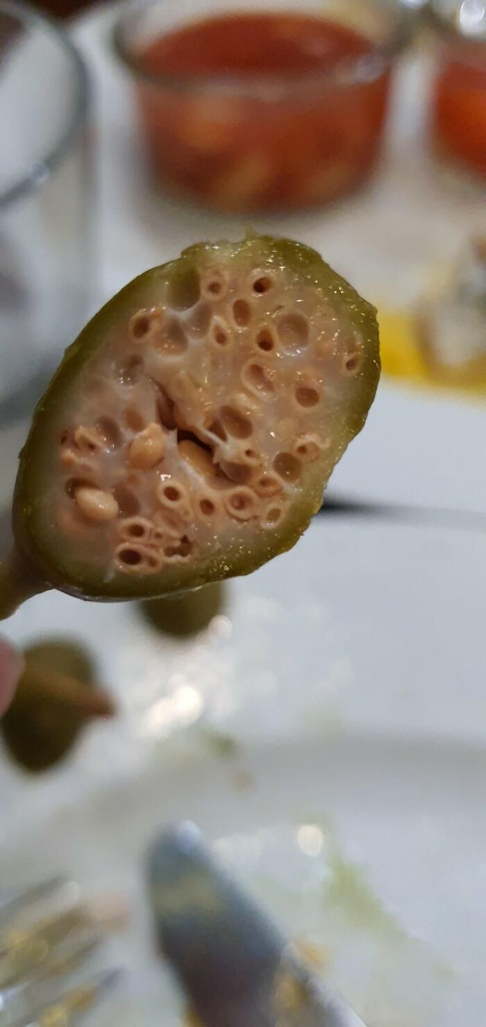 Some Stupid Vegetable In My Salad That Came With My Bagel. Just Give Me A Bagel Man